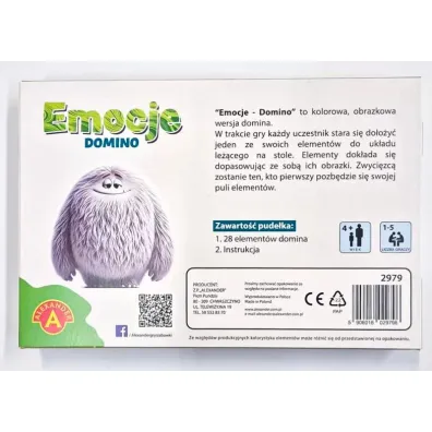 Gra Domino Emocje ALEXANDER 2979