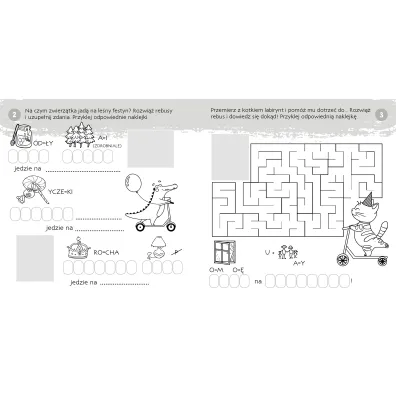 Ksi��eczka edu.155X155 Zgadywanie-doklejanie. Rebusy   NAKLEJKI SKRZAT 073799
