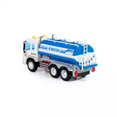 Auto ciarowe Cysterna dzwik/wiato 32x12x19 niebieskie WADER POLESIE 89755 WADP