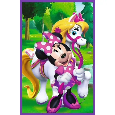 Puzzle 3x80 el. Minnie i przyjaciele Trefl
