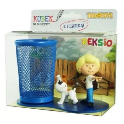 Tisso Toys Przybornik biurkowy z figurkami Chopiec i Reksio