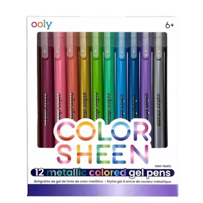 Ooly D�ugopisy �elowe metaliczne Color Sheen 12 szt.