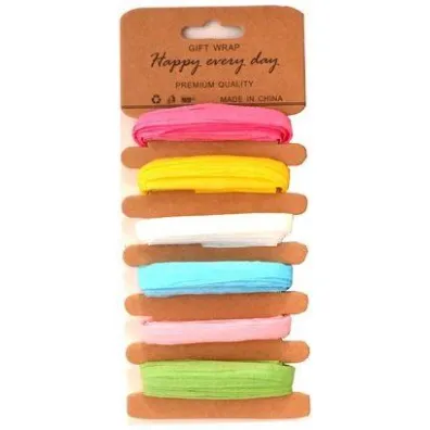 Galeria Hobby Tasiemki syntetyczne pastelowe 6 kolor�w