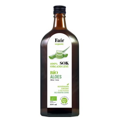 Fair Organic Sok 100% NFC Aloes bezpośrednio tłoczony 500 ml Bio