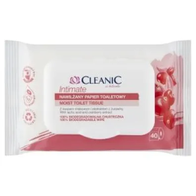 Cleanic Nawil�any papier toaletowy Intimate 40 szt.