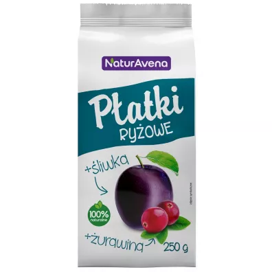 NaturaVena P�atki ry�owe z �urawin� i �liwkami 250 g