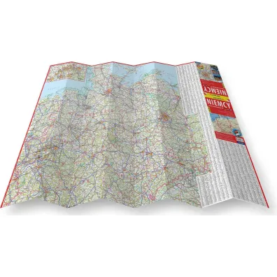 Niemcy mapa samochodowa 1:750 000 papier 2023