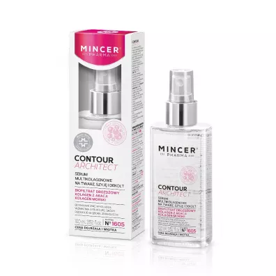 Mincer Pharma Contour Architect serum multikolagenowe na twarz szyj� dekolt do cery dojrza�ej i wiotkiej No.1605 100 ml