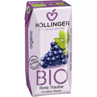 Hollinger Nektar z czerwonych winogron 200 ml Bio