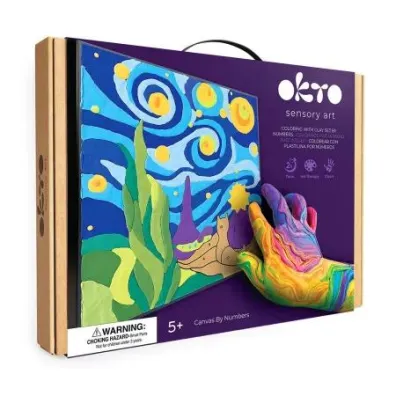 Okto Zestaw do modelowania z masy plastycznej Ma�y Ksi��� Noc� 29x29 cm