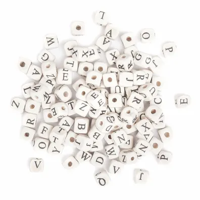Dalprint Koraliki drewniane litery