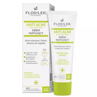 Floslek Anti-Acne 24H System krem matuj�cy do twarzy 50 ml