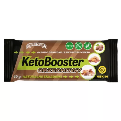 Zmiany Zmiany Baton orzechowy "keto booster" bezglutenowy 40 g