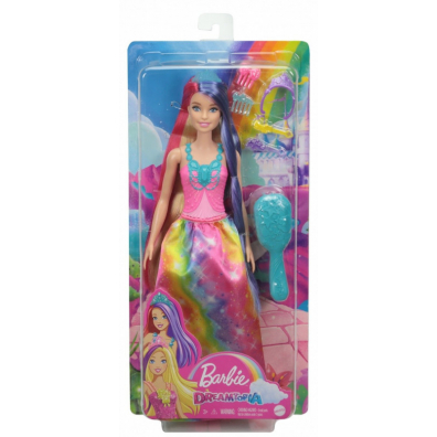Barbie Fantazja Dugie wosy Lalka GTF38 Mattel