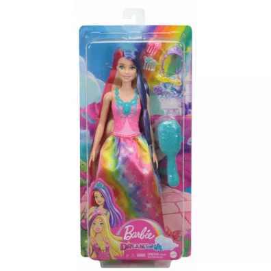 Barbie Fantazja Dugie wosy Lalka GTF38 Mattel