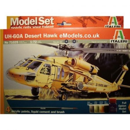 ITALERI UH-60A Desert Ha wk gift set