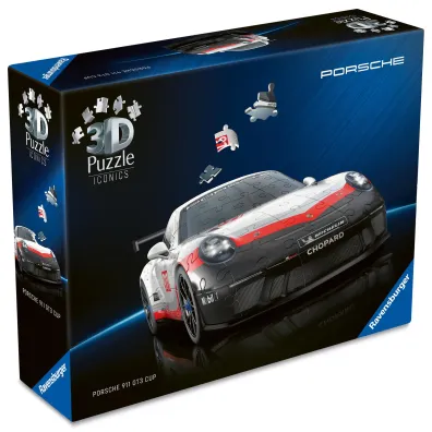 Puzzle Iconics 108 el. 3D Porsche 911 GT3 Cup Ravensburger