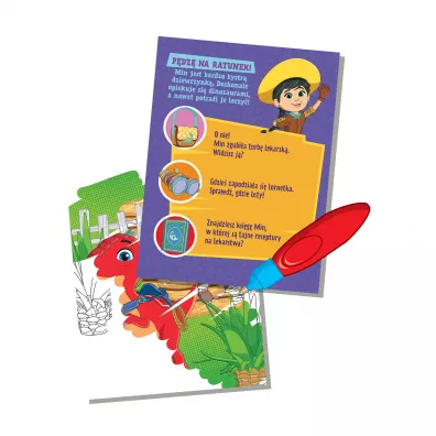 Dino Ranch. Wodne kolorowanie