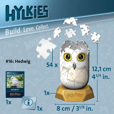 Puzzle 54 el. 3D Hylkies: Hedwig Ravensburger