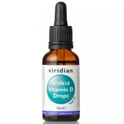 Viridian Viridikid Witamina D w kropelkach dla dzieci - suplement diety (31.03.2025) 30 ml