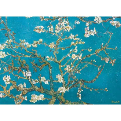 Puzzle 1000 el. Kwiat migda�owy Van Gogh Eurographics