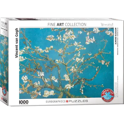 Puzzle 1000 el. Kwiat migda�owy Van Gogh Eurographics