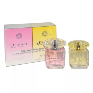 Versace Zestaw w�d toaletowych dla kobiet Yellow Diamond + Bright Crystal 2 x 30 ml