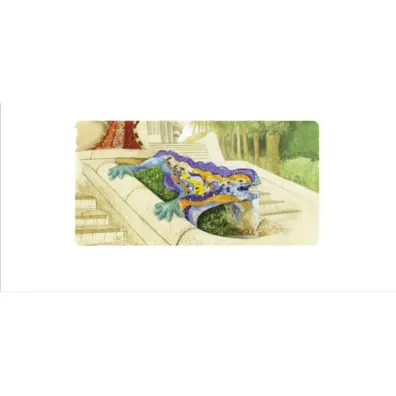 DaVinci Karnet 12x23 cm + koperta Gaudi PARC GUELL