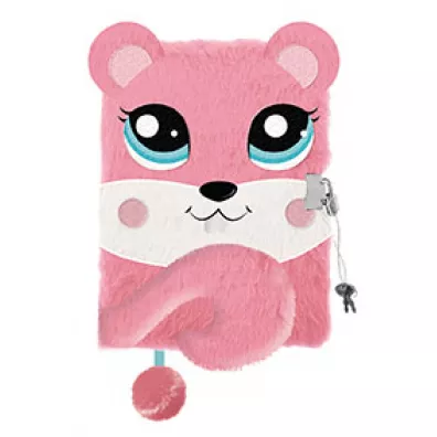 St. Majewski Pami�tnik z k��dk� 3d w�ochacz A5 my little friend squirrel 96 kartek