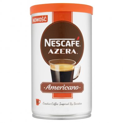 Nescafe Azera Americano Kawa rozpuszczalna i drobno zmielone ziarna 100 g