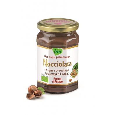 Nocciolata Krem z orzechów laskowych i kakao bezglutenowy 250 g Bio