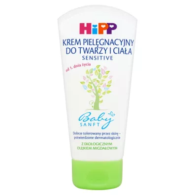 Hipp Babysanft Pielgnacyjny krem do twarzy i ciaa od 1. dnia ycia 75 ml