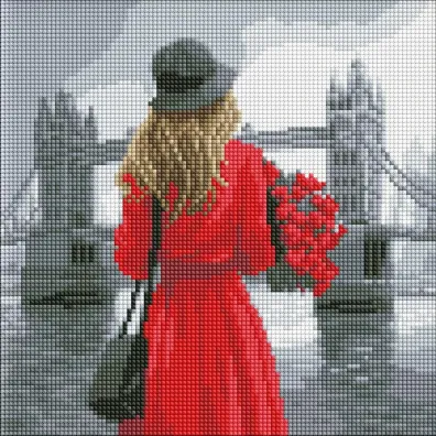 Ideyka Diamentowa mozaika - Mglisty Londyn 30x30cm