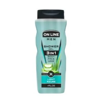 On Line �el pod prysznic 3w1 Men Light Azure 410 ml