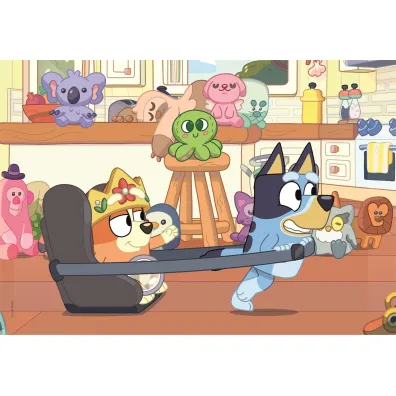 Puzzle 2x60 el. SuperColor. Bluey Clementoni