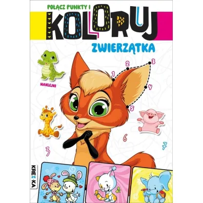 Zwierz�tka. Po��cz punkty i koloruj