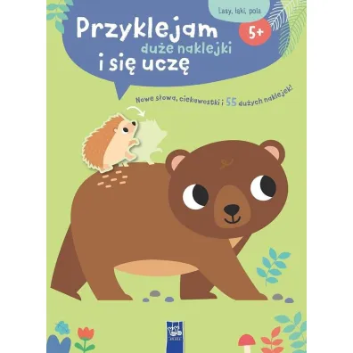 Przyklejam du�e naklejki i si� ucz�. Lasy, ��ki, pola