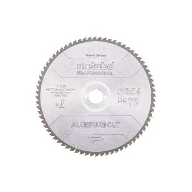 Metabo Pi�a tarczowa fz/tz 254x30x72z aluminium cut professional