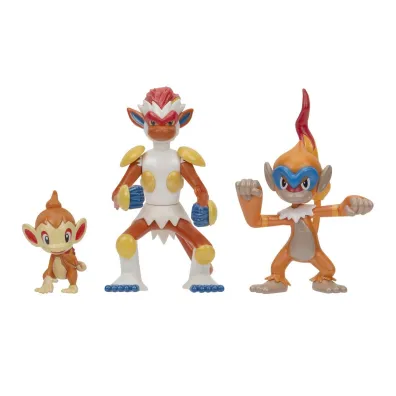 3PAK Ewolucja Chimchar, figurki