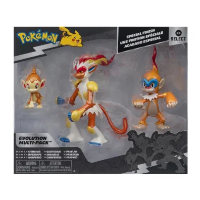 3PAK Ewolucja Chimchar, figurki