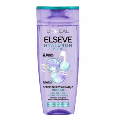 LOreal Paris Elseve Hyaluron Pure szampon oczyszczaj�cy sk�r� g�owy 400 ml