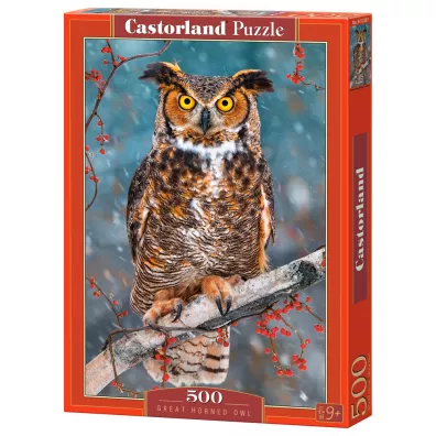 Puzzle 500 el. Wielka rogata sowa Castorland
