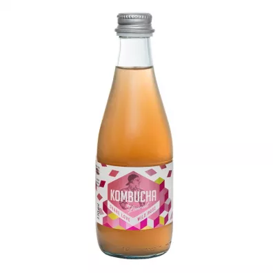 Kombucha By Laurent Kombucha z sokiem z dzikiej r�y (share love wild rose) 330 ml Bio
