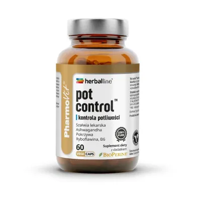 Pharmovit Kapsu�ki na kontrol� potliwo�ci (pot control) Suplement diety 60 szt.