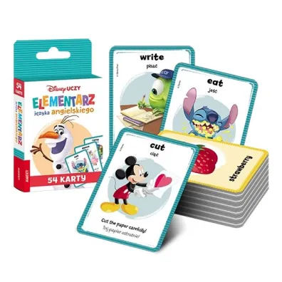 DISNEY UCZY MIX.  Elementarz j�zyka angielskiego. Karty