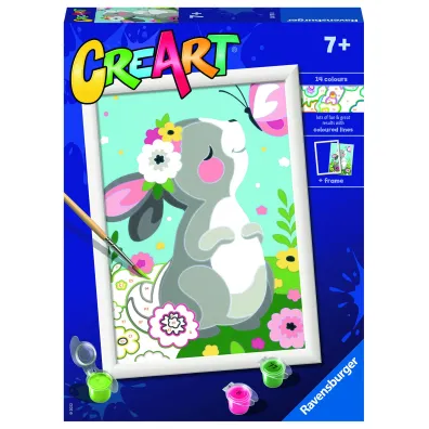 Malowanie po numerach CreArt - Pi�kny kr�liczek Ravensburger