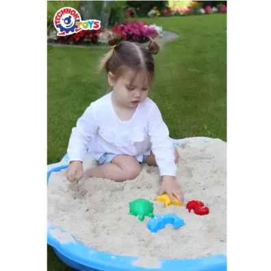 Foremki do piasku 4el kolor siatka MAKSIK TEH2421