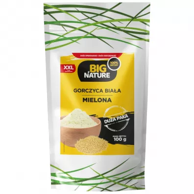 Big Nature Gorczyca bia�a mielona 100 g