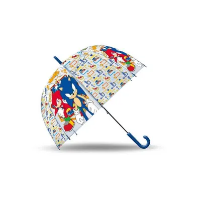 KIDS EUROSWAN Parasolka Sonic przezroczysta 19 cali  Sonic
