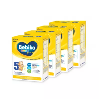 Bebiko 5 Mleko modyfikowane dla dzieci ju� od 2,5 roku �ycia Zestaw 4 x 800 g